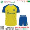 Mẫu áo đấu CLB Al-Nassr sân nhà màu vàng phối xanh bích nhạt