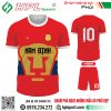 Mẫu áo bóng đá Nam Định thiết kế màu đỏ