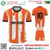 Mẫu áo bóng đá Nam Định thiết kế màu cam