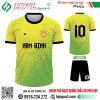 Mẫu áo đấu bóng đá Nam Định màu vàng