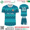 Mẫu áo bóng đá Phú Thọ màu xanh real