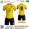 Mẫu áo đá bóng sân khách CLB Chelsea màu vàng phối gạch đen