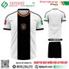 Mẫu áo đá bóng đội tuyển Germani sân nhà Worldcup 2022 màu trắng phối đen