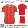 Mẫu áo thi đấu đội tuyển Wales sân nhà Worldcup 2022 màu đỏ