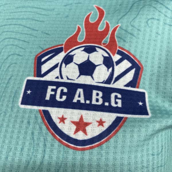 Logo áo bóng đá phủi màu xanh ngọc đẹp - độc
